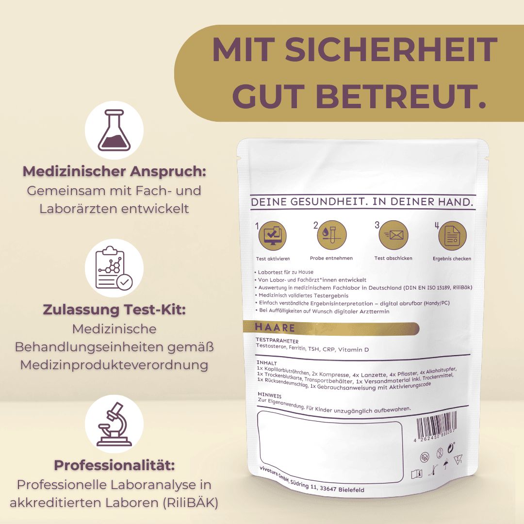 vivatura® Haare TEST-KIT