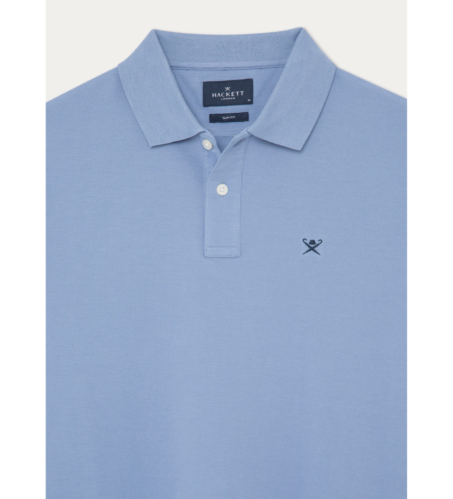 Polo Hackett Slim Fit azul