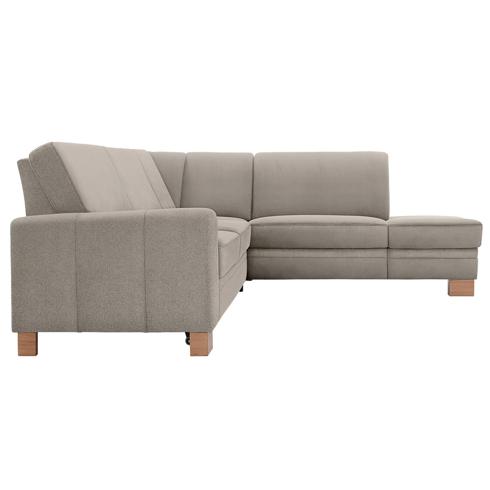 polsterpower Ecksofa - Holiday alu - Basismodell - Ottomane rechts