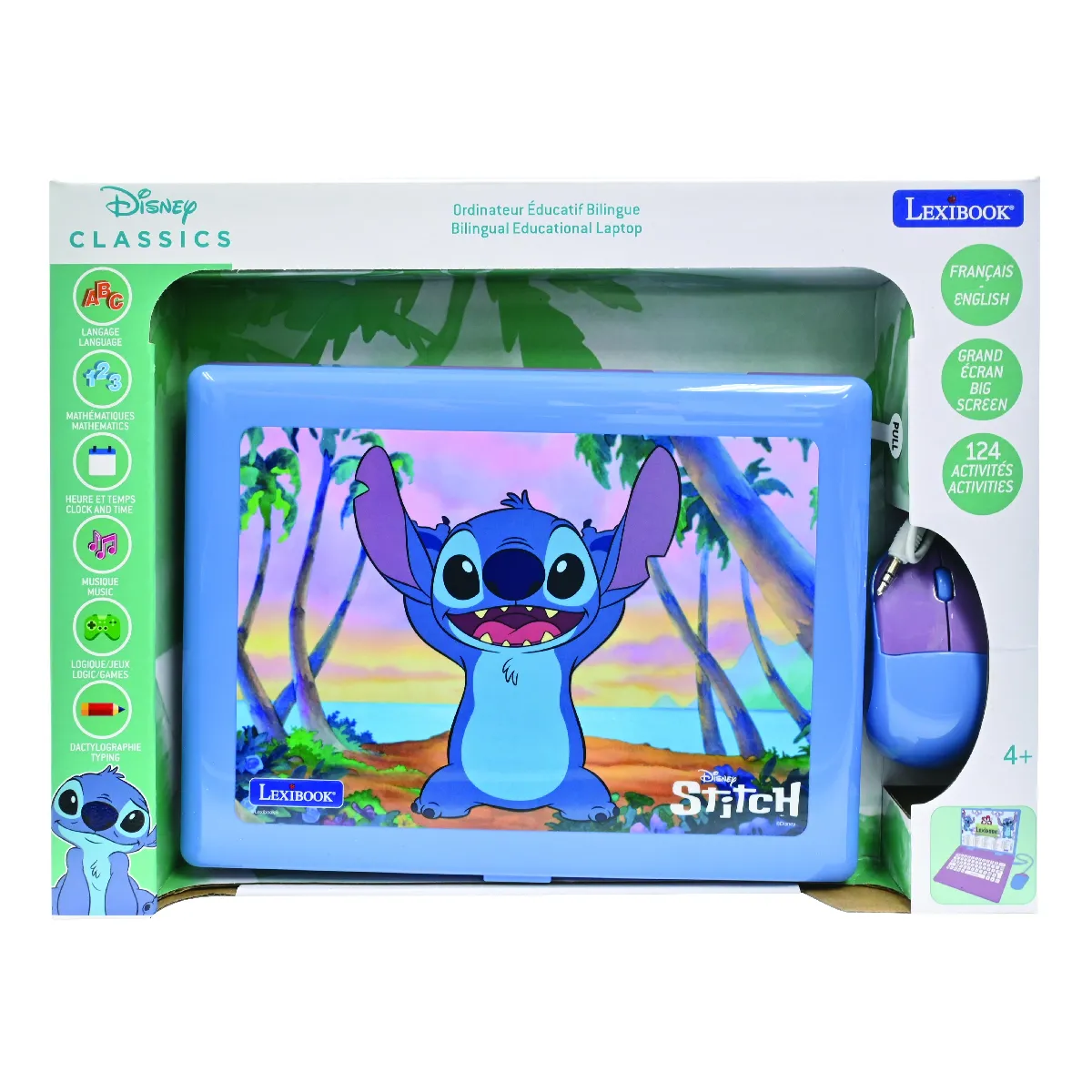 Lexibook Ordinateur Educatif Stitch Bilingue