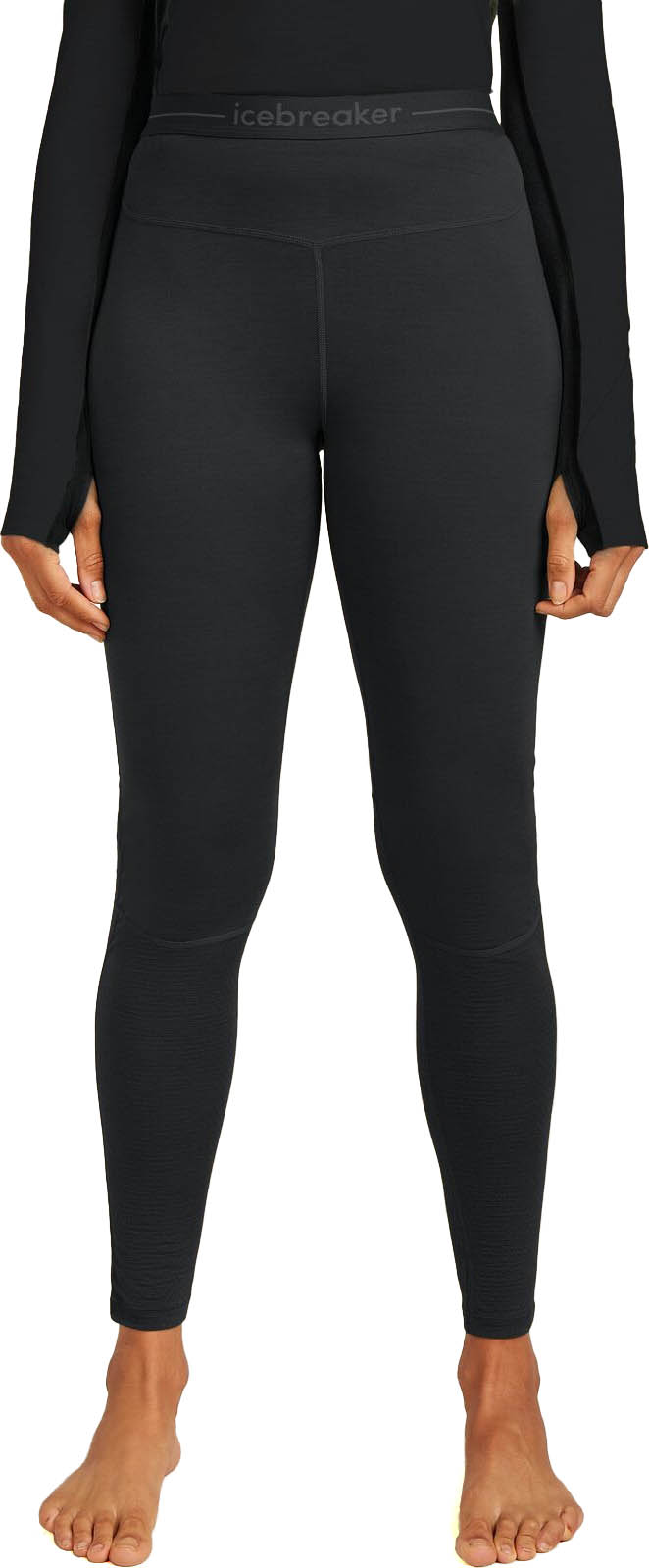 Merino 125 ZoneKnit Thermal Leggings Dame Black