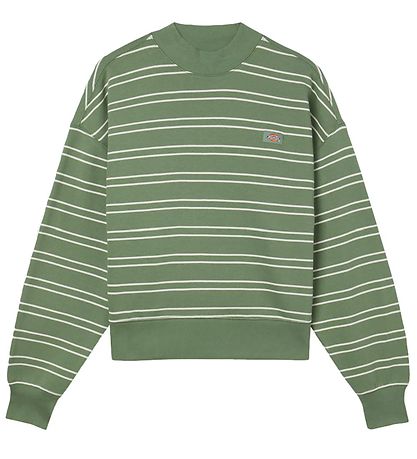 Dickies Sweatshirt - Westover - Dark Ivy m. Streifen