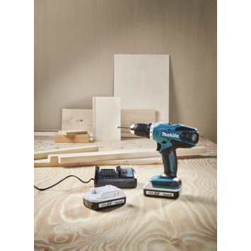 Makita accuboormachine DF457DWE