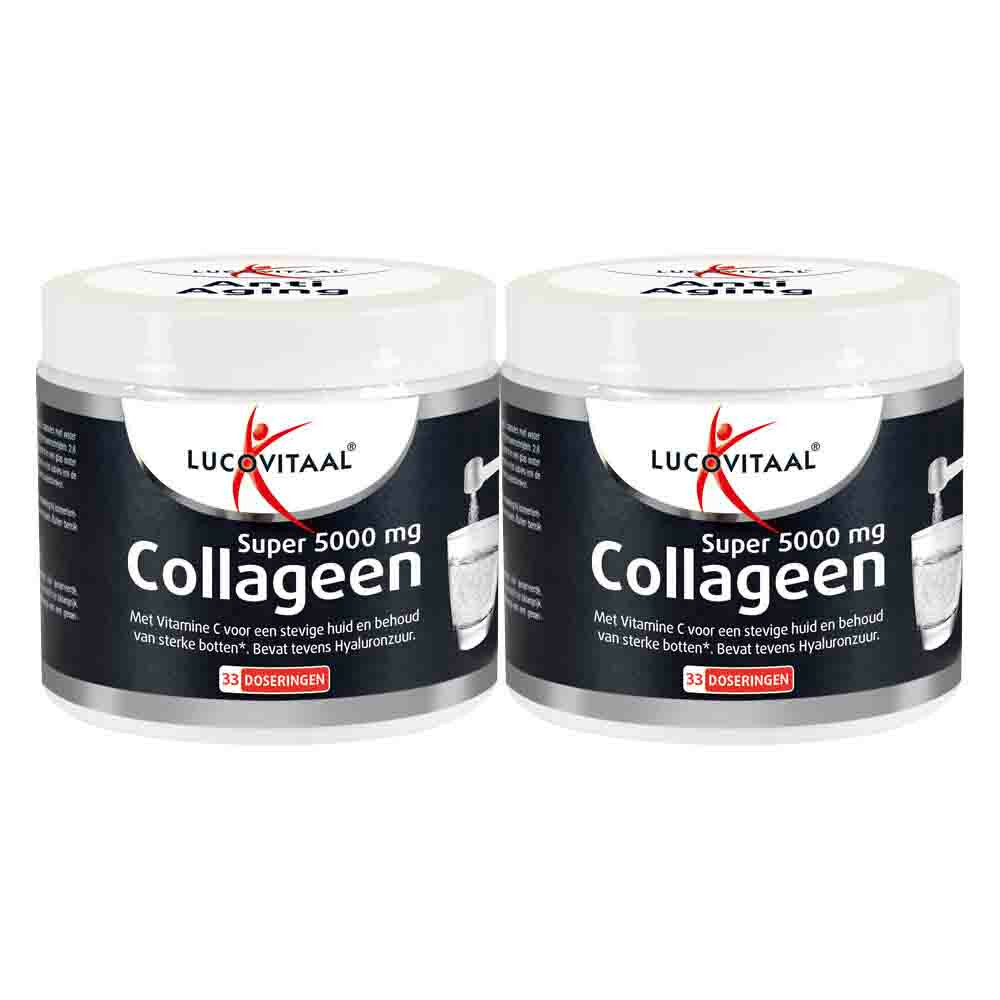2x Lucovitaal Collageen Super 5000mg Poeder171,6 gr