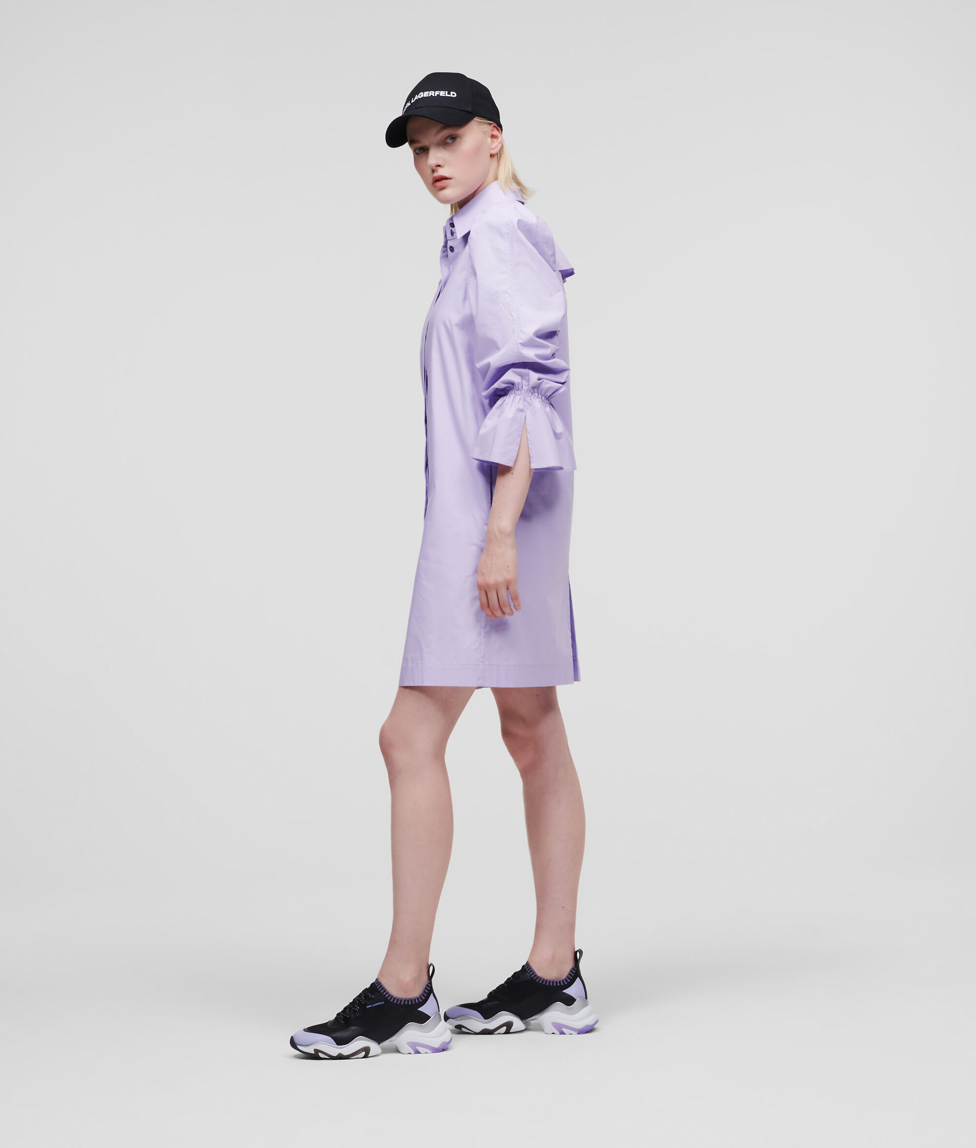 ROBE EN POPELINE À MANCHES BOUFFANTES SÉLECTIONNÉE PAR HUN KIM