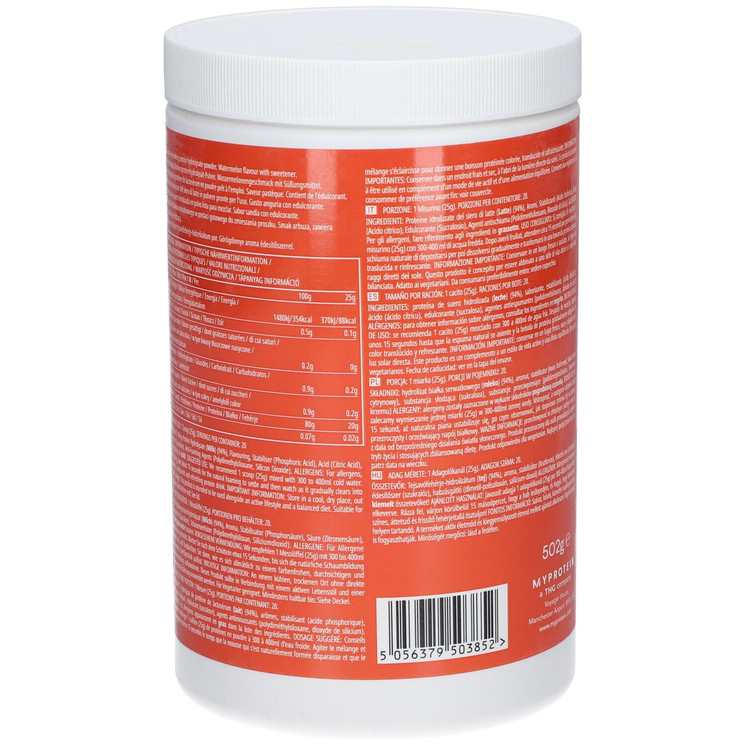 MyProtein Clear Whey Watermelon