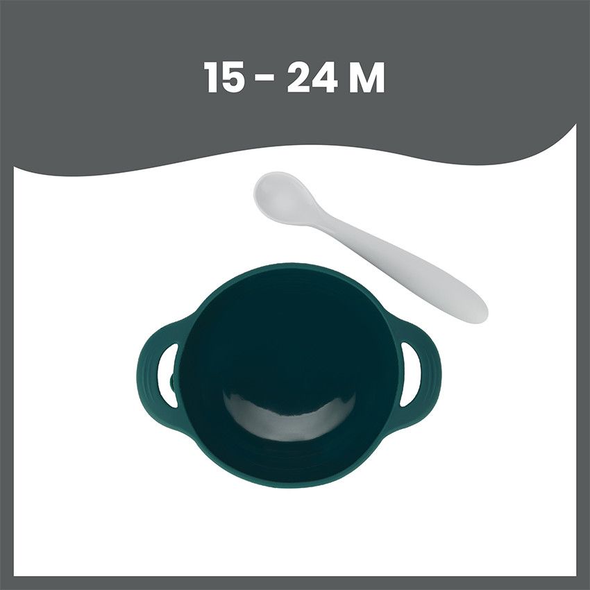 Coffret repas en silicone TAST'ISY 15-24 mois - Chien - Ecru