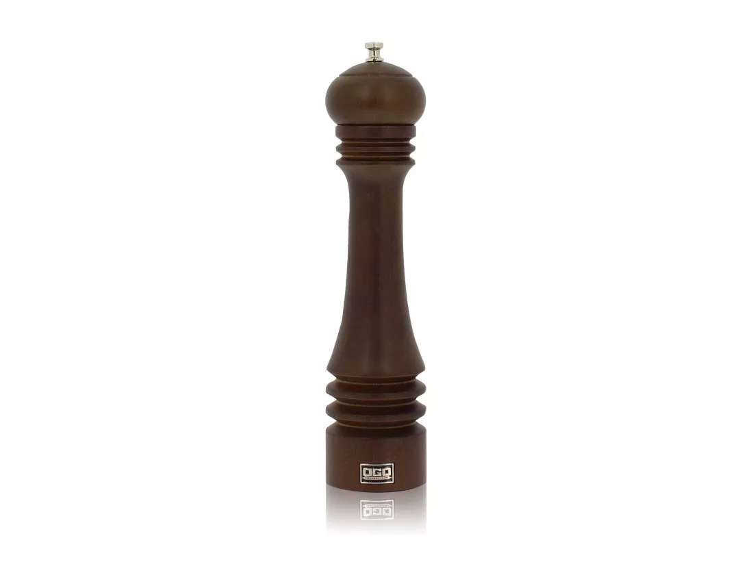 Ogo Living - Moulin A Sel Chocolat En Bois 30 Cm Professionnel