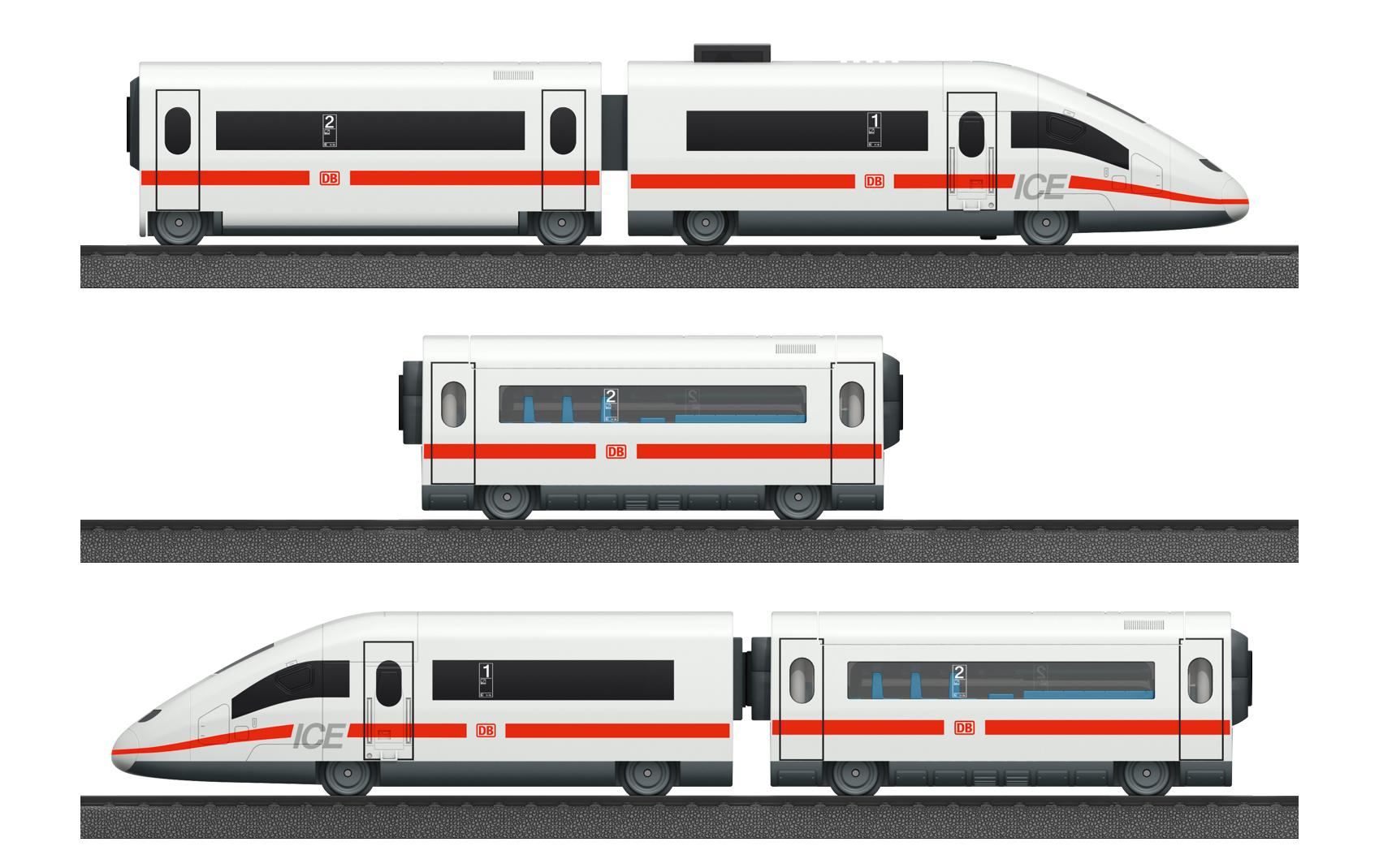 Startpackung ICE 3 my world, H0Märklin my world Starter Set – ICE 3 Schnellzug