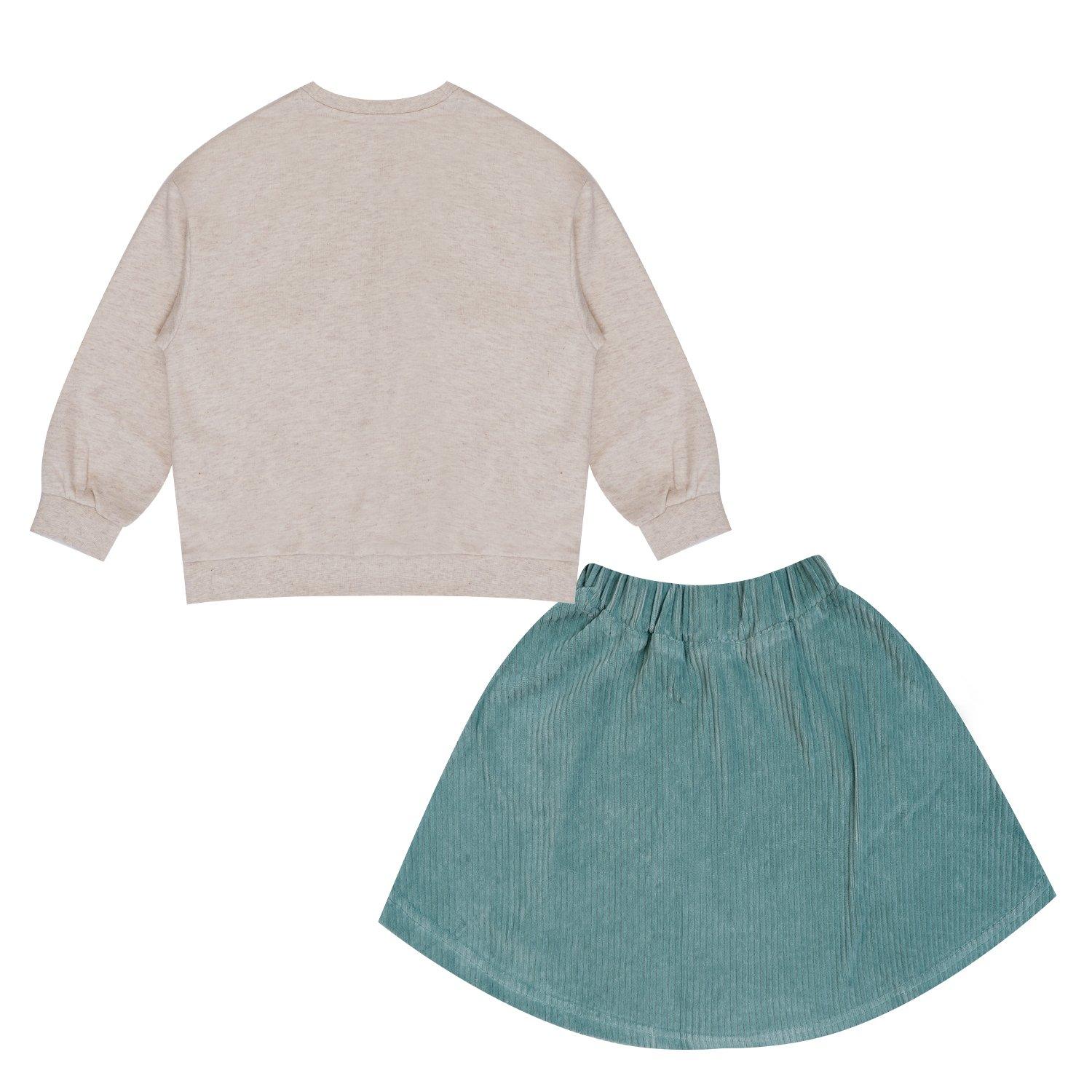 Miso Bow Top And Skirt Set Infants