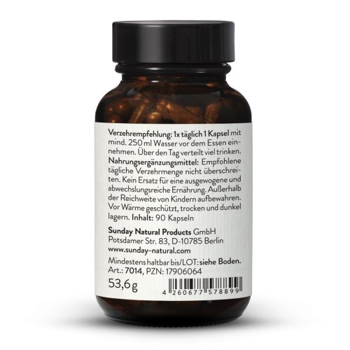 Sunday Natural Products  Actbiome ®Curcuma Muco-CurKapseln