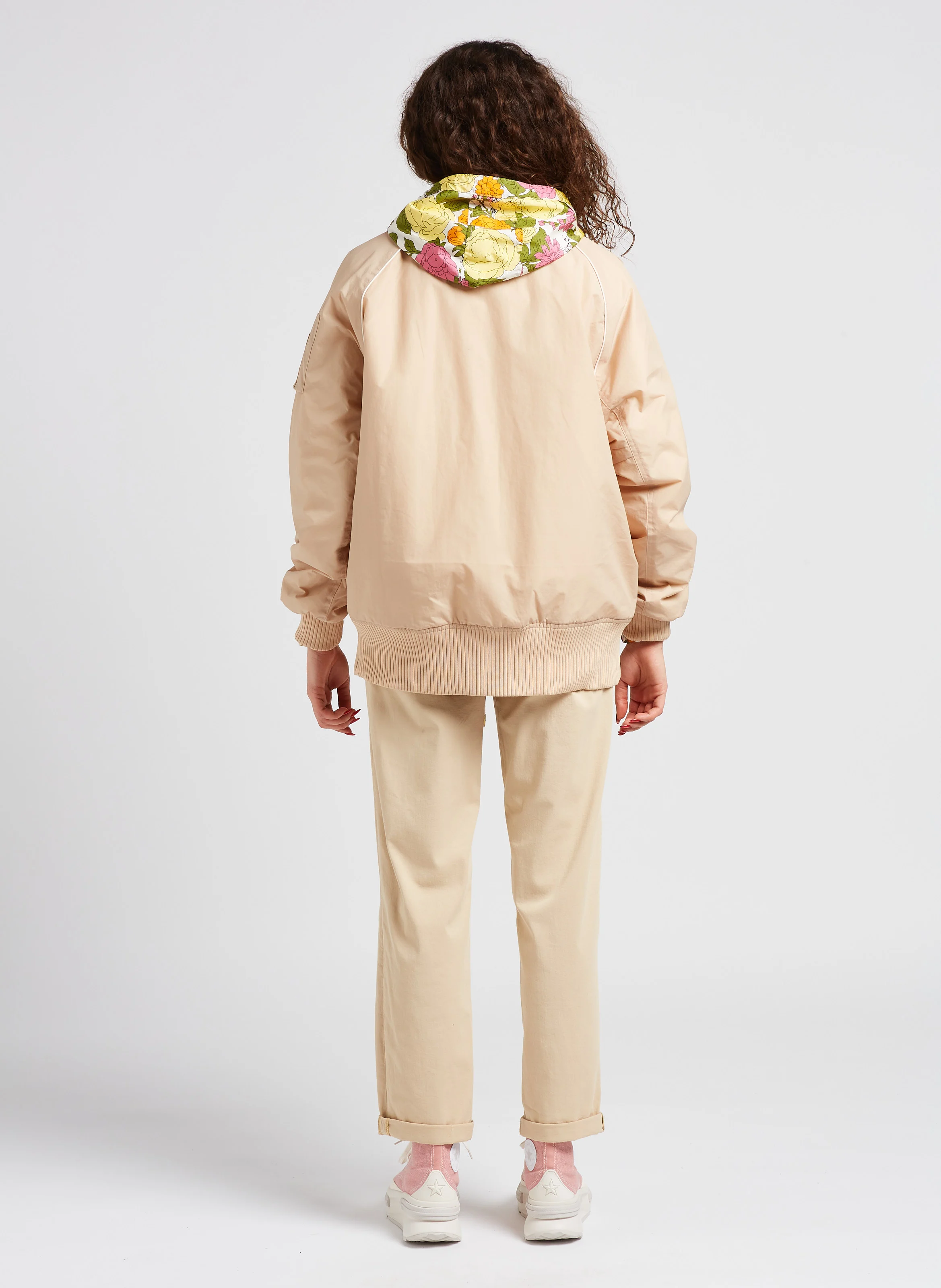 Coupe-vent à capuche| Multicolore