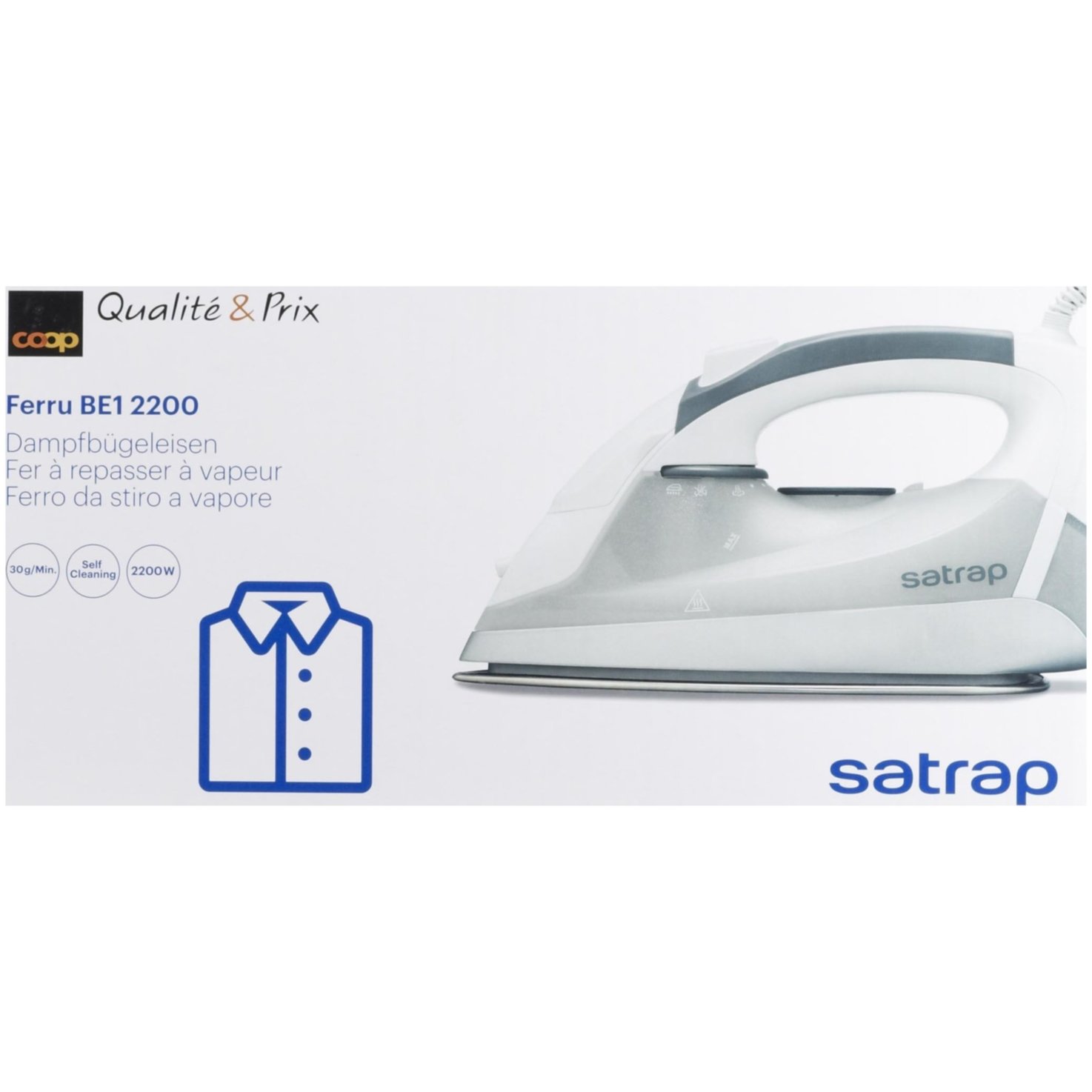 satrap Ferru BE1 2200 Dampfbügeleisen