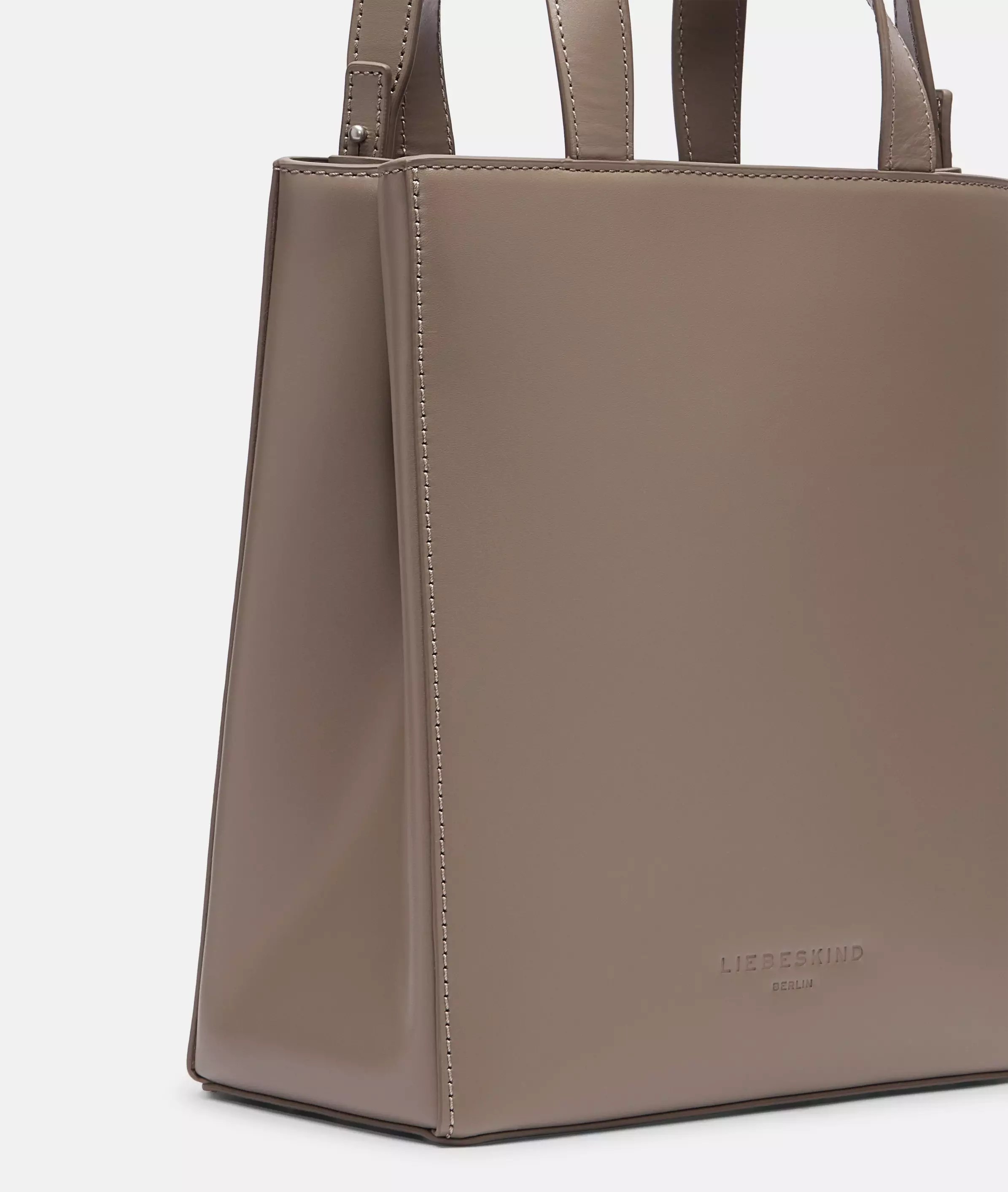 Paper Bag S Handy cowhide leather tote bag