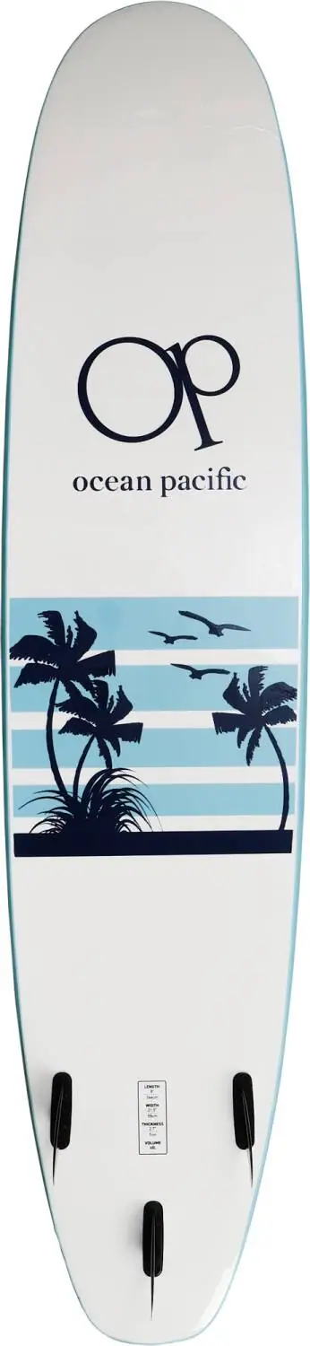 Ocean Pacific 8'0 Dual Stringer Soft Top Surfbræt | SkatePro