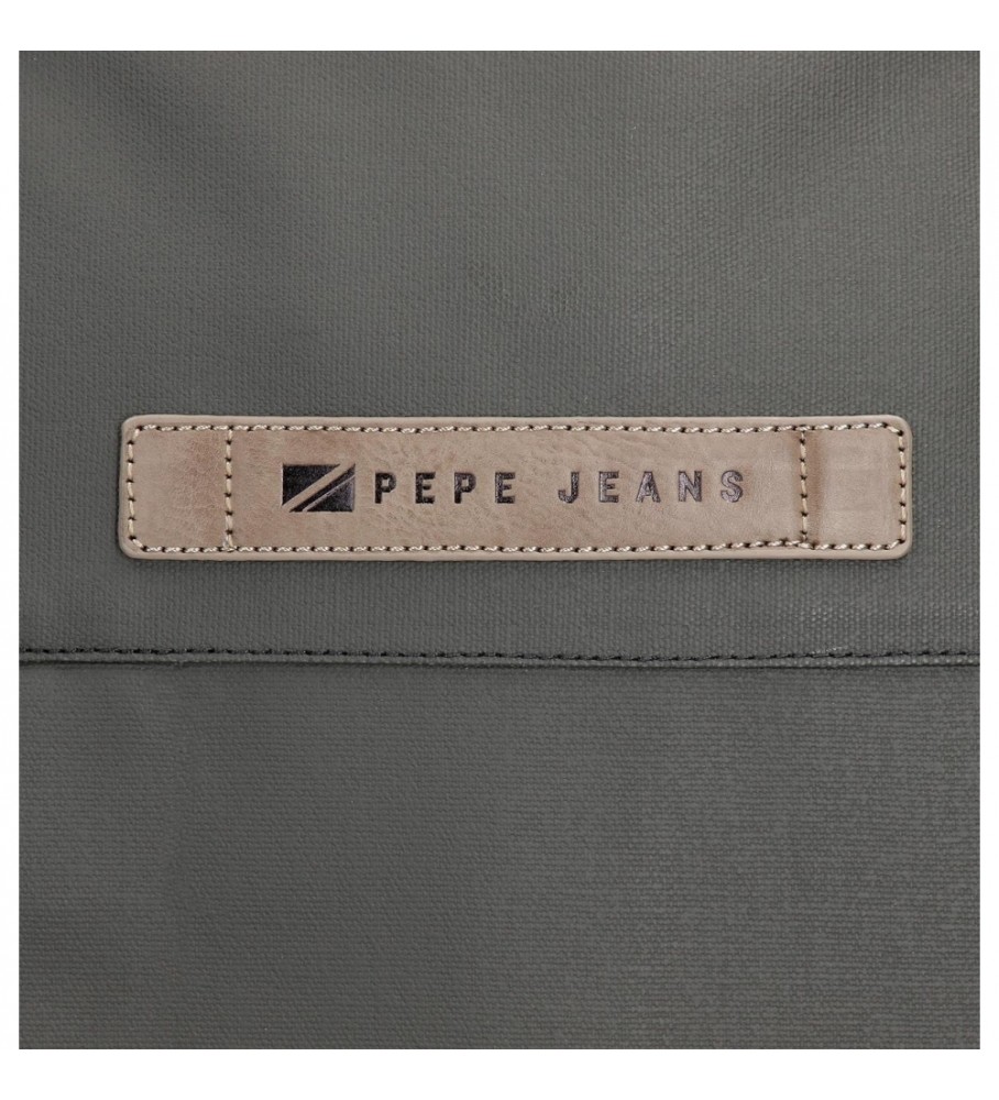 Bolsa de ombro pequena Pepe Jeans Hackney cinza