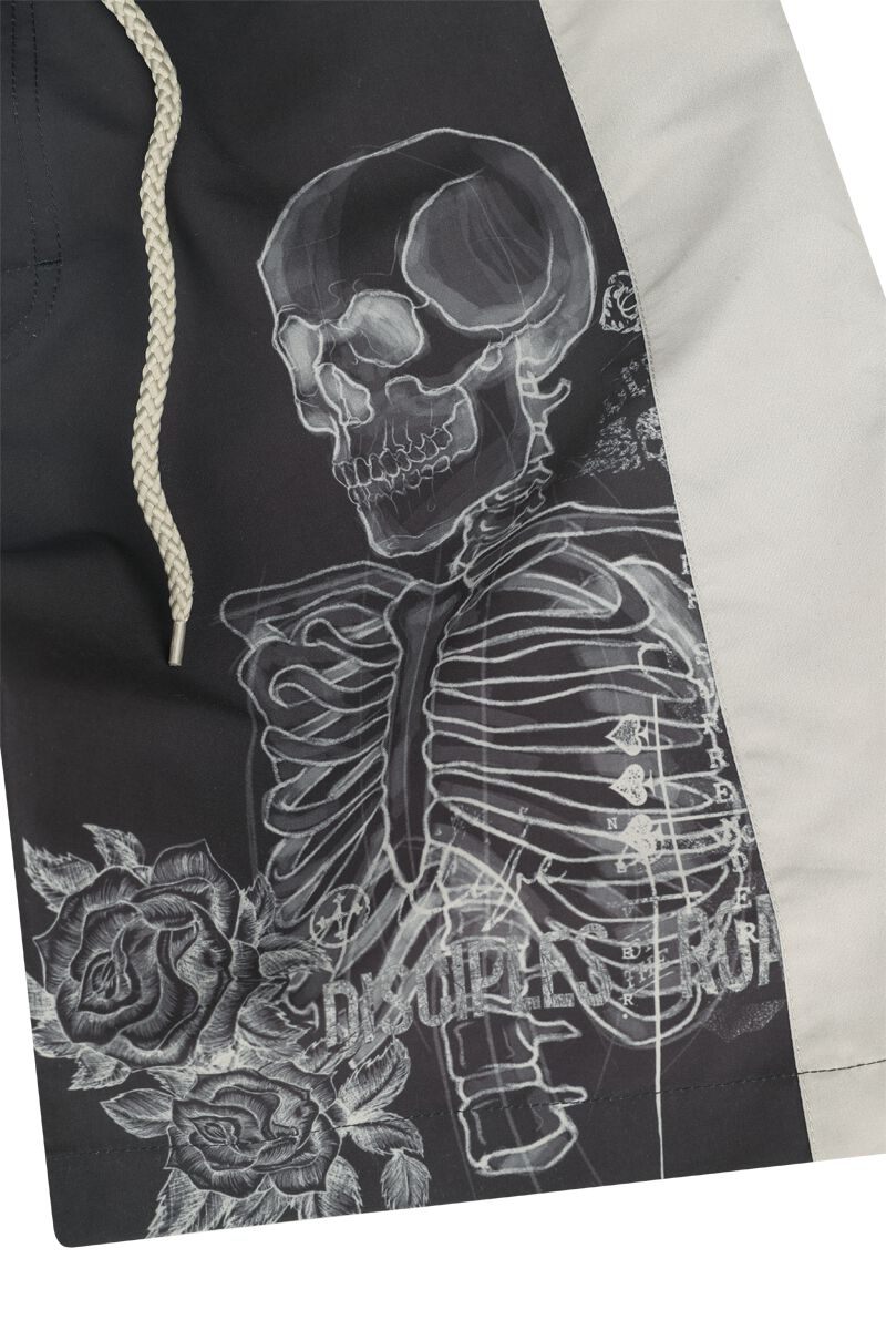 Short de Bain Imprimé Squelette | Rock Rebel by EMP Short de bain