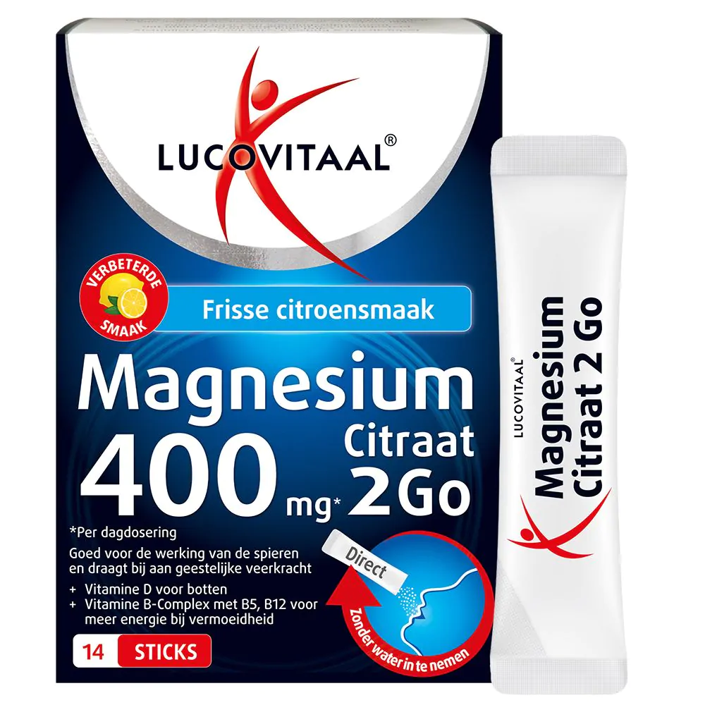 Magnesium 400 mg 2Go 14 sticks