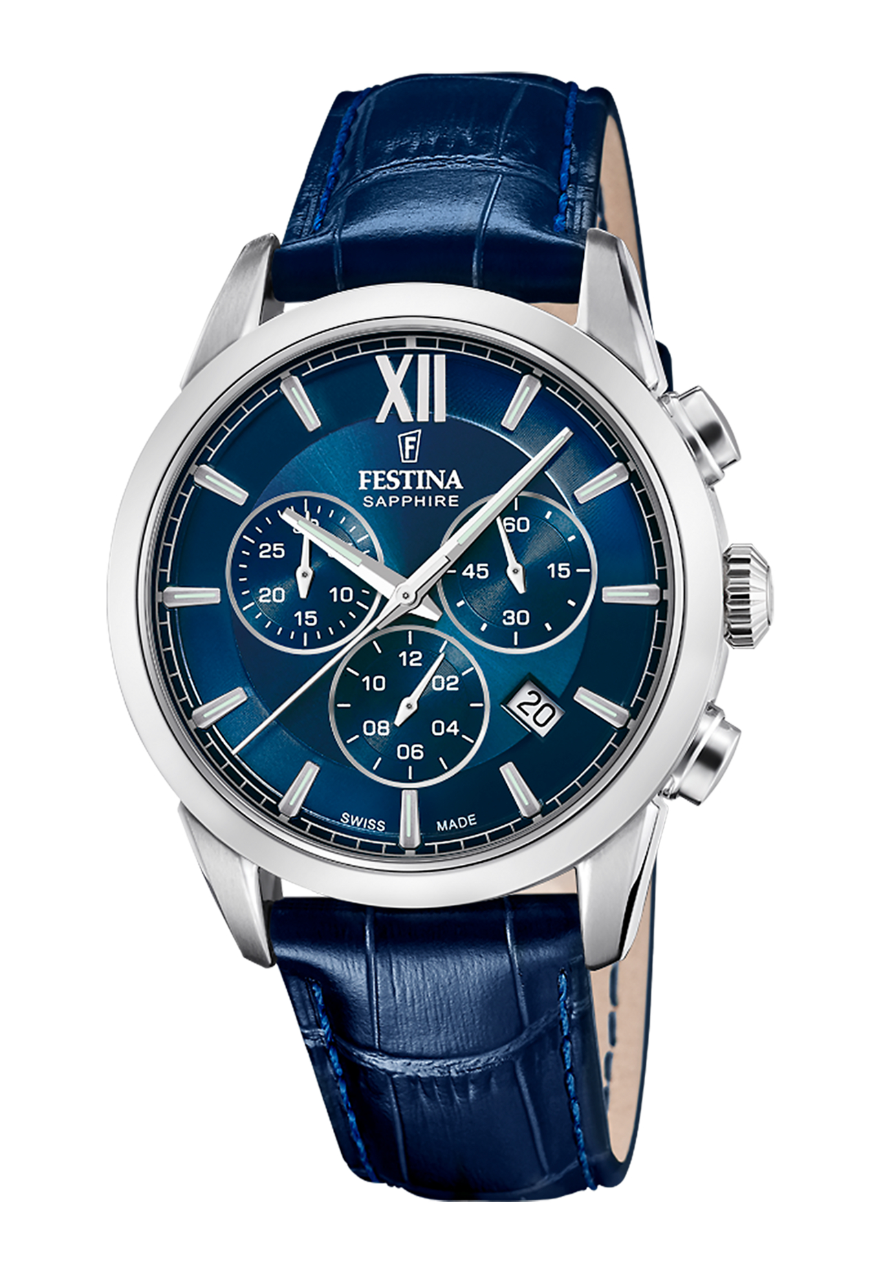 Festina Swiss Made Chronograph Blau F20041/2