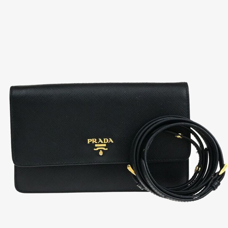 Prada Vintage Prada Crossbody Bag Black