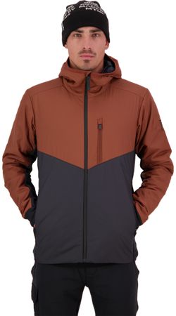 ARETE MERINO Herren-Loftjacke  dark copperback  S