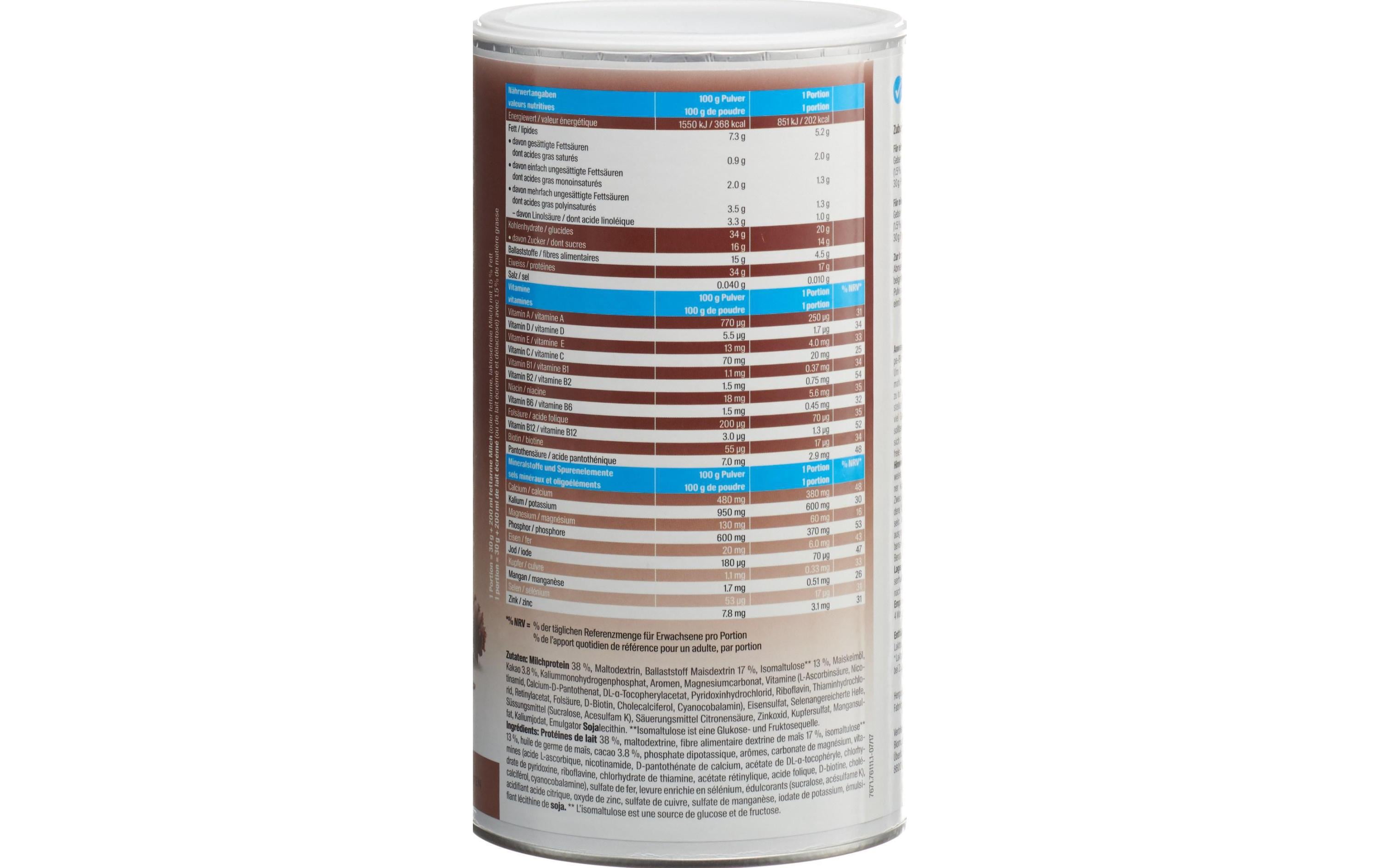 Pulver Choco 420 gMahzeitersatz Pulver