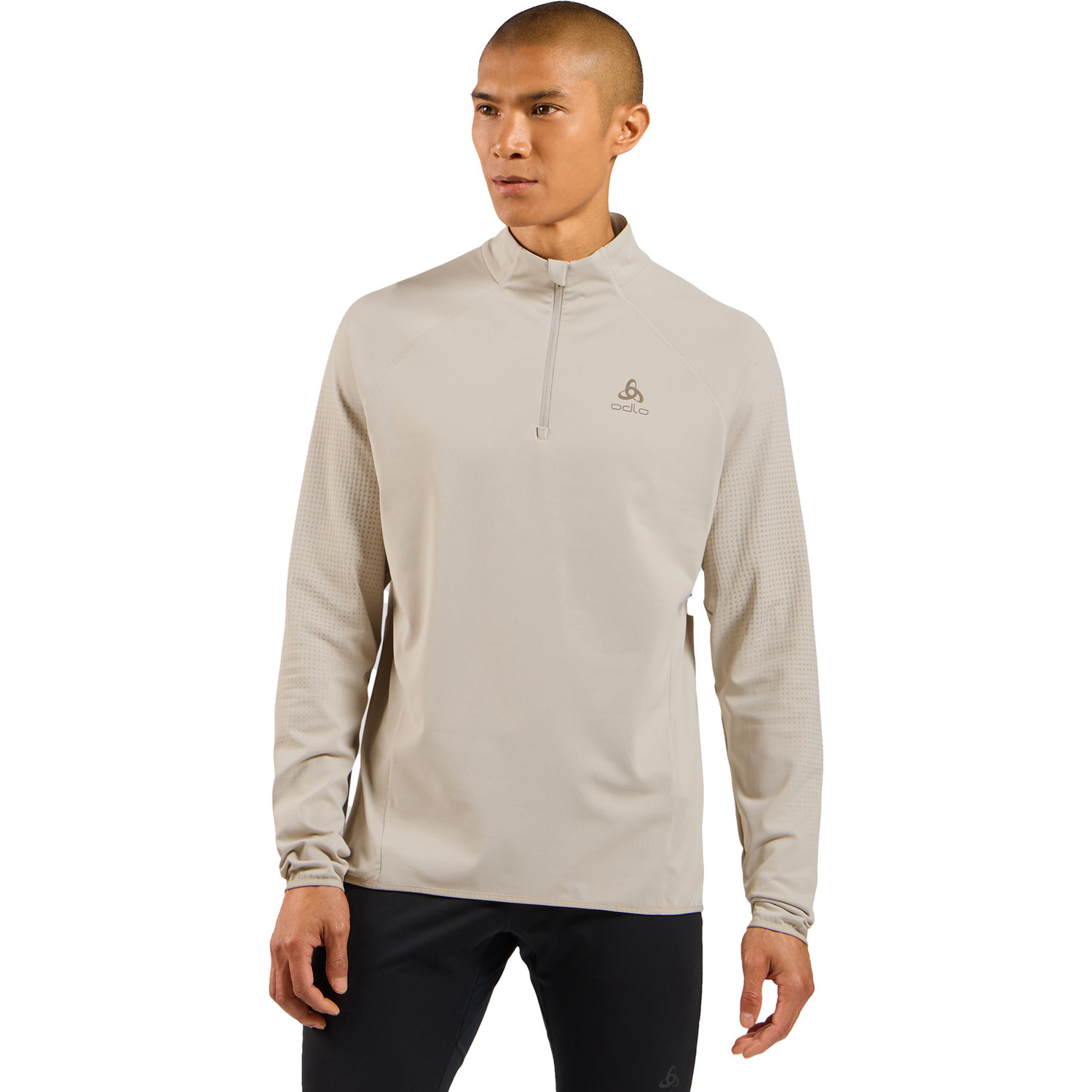 Odlo Zeroweight Warm Half-Zip Midlayer LS Heren