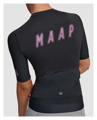 Maillot Manches Courtes Maap Halftone Pro Base Femme Noir