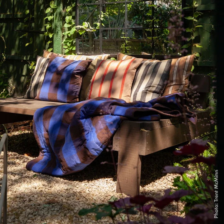 Ferm Living - Strand Outdoor Kissen, 50 x 50 cm, sand