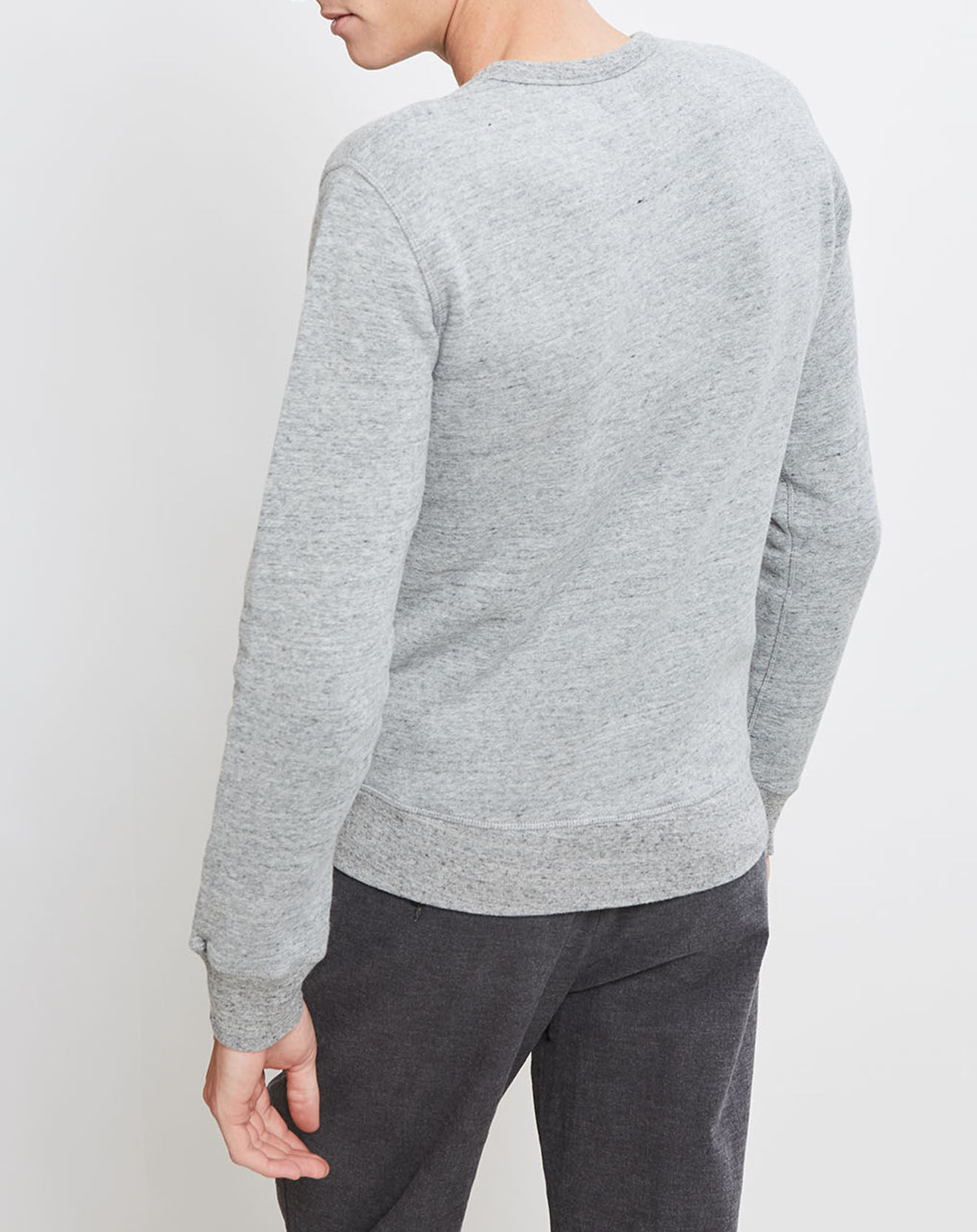 Hartford Sweat Crew Snow gris
