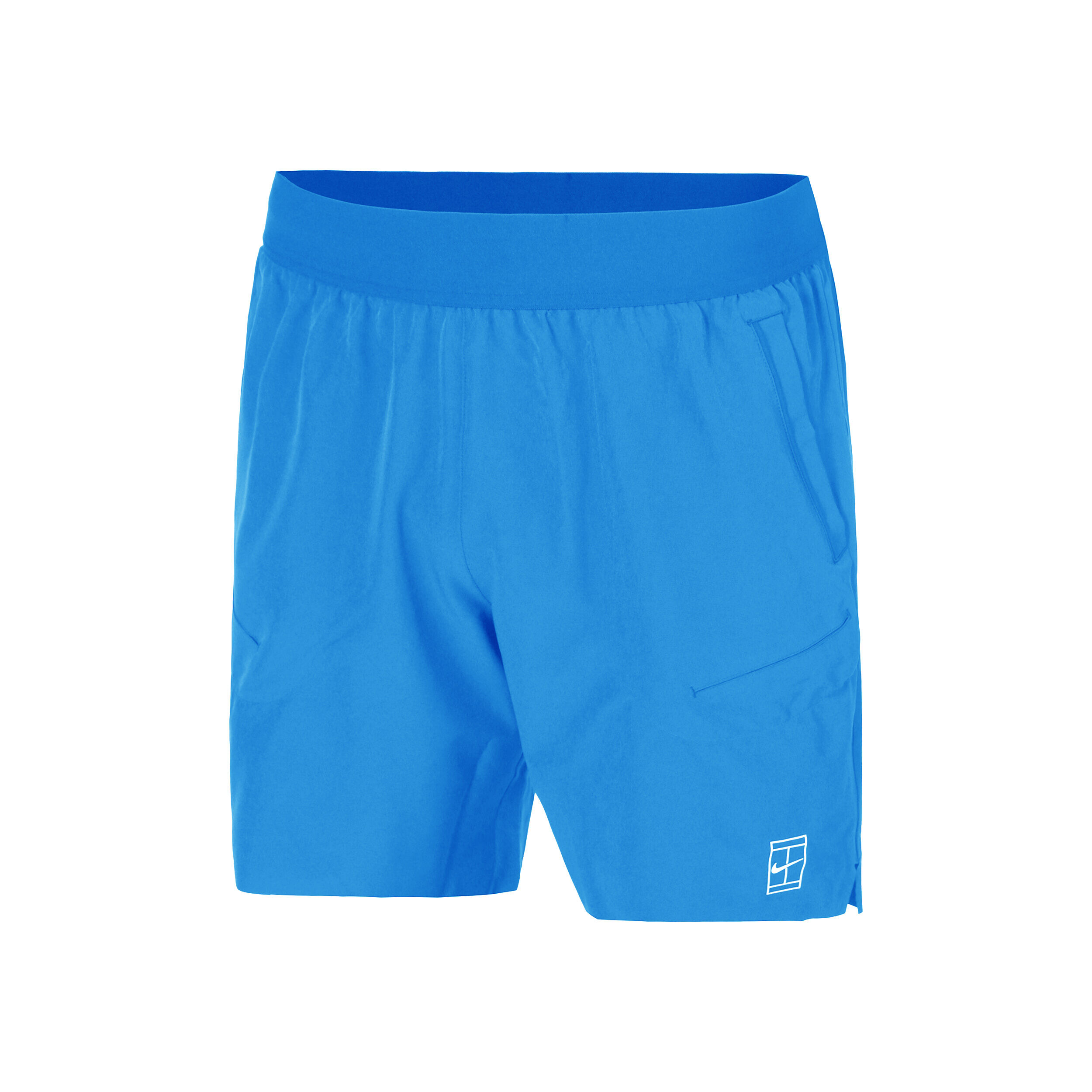 Nike Court Dri-Fit Advantage 6in Shorts Hommes - Bleu , Blanc