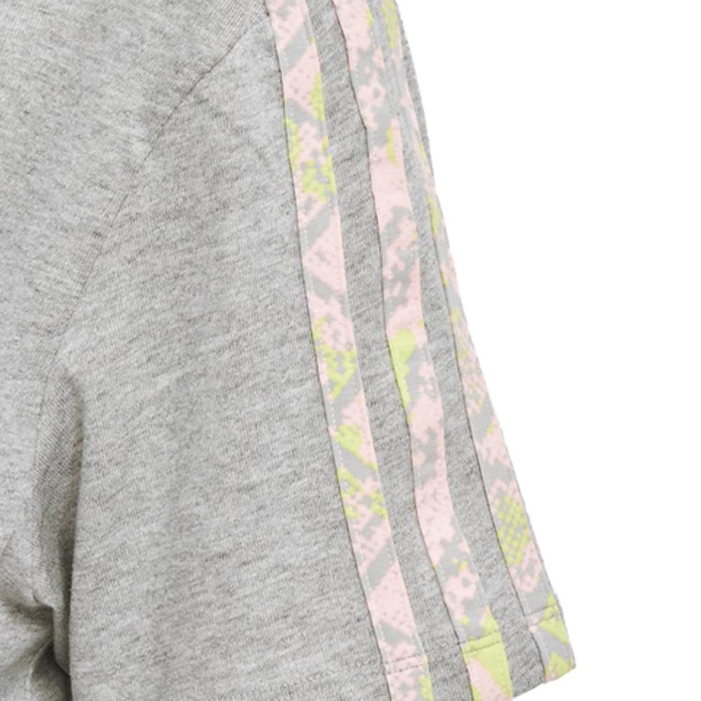 Adidas T-shirt Gris Femme Adidas Snake