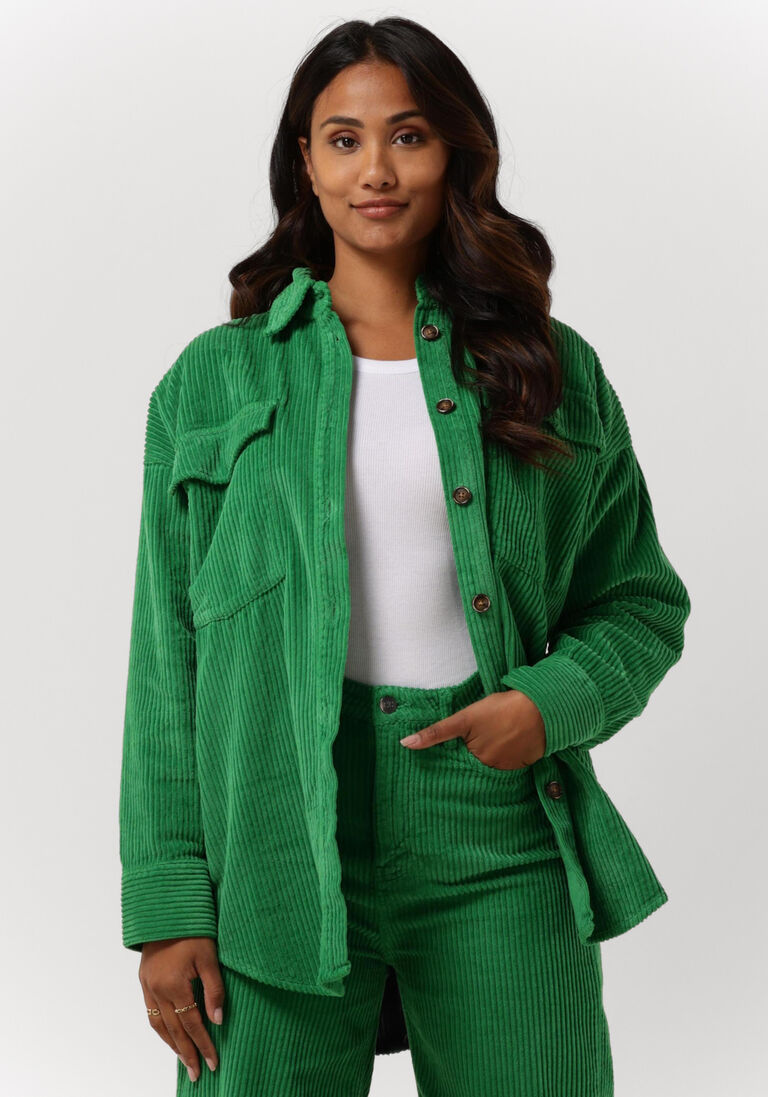 CO\\'COUTURE groene co'couture blouse vika corduroy shirt jacket