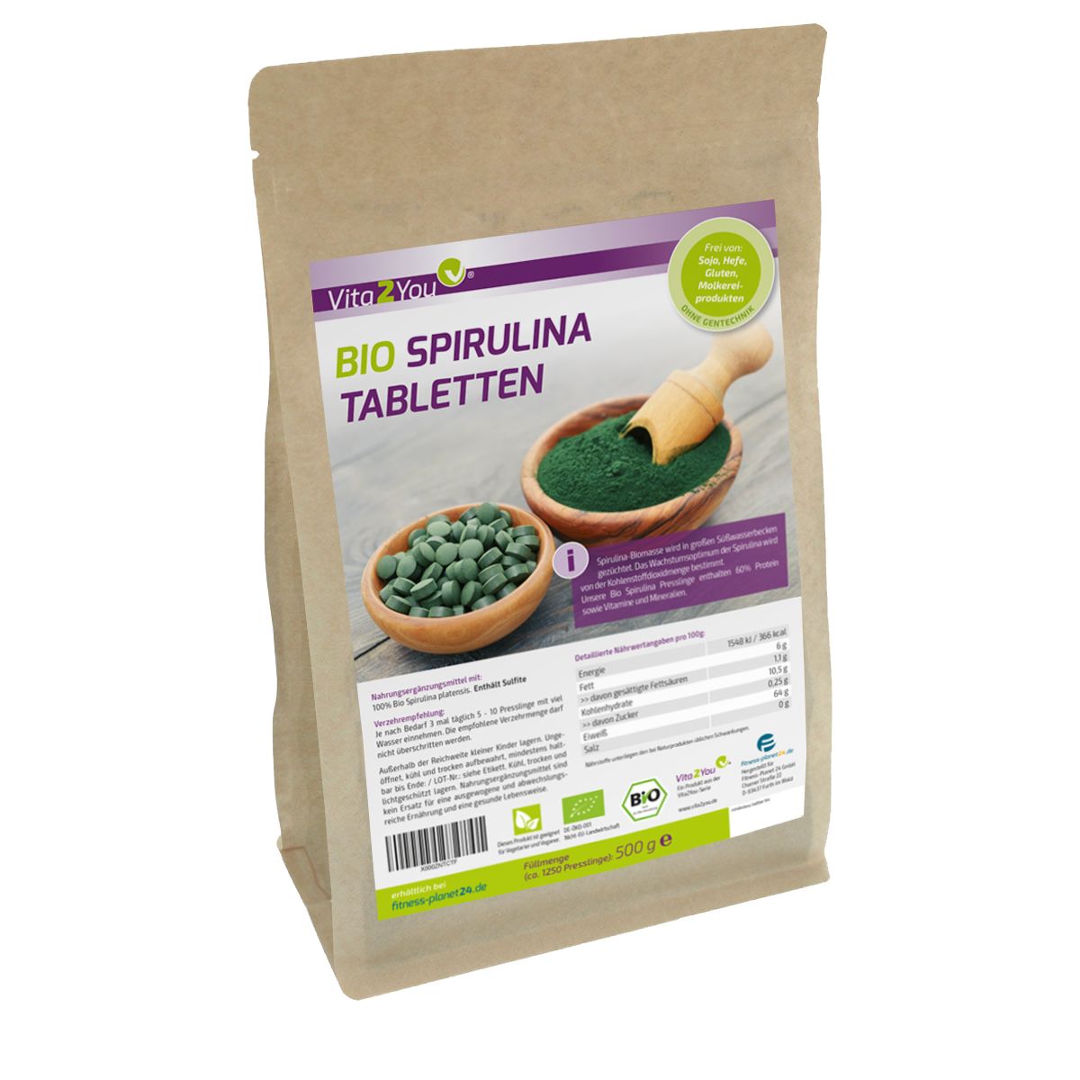 Vita2You Bio Spirulina Tabletten