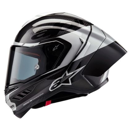 Casque Alpinestars Supertech R10 Element - Carbone / Blanc