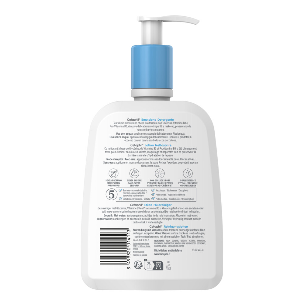2x Cetaphil Milde Huidreiniger 470 ml