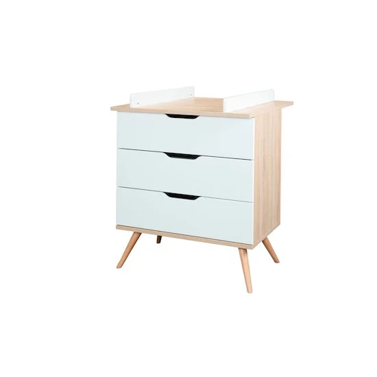 Sixties Commode 3 tiroirs   Blanc        de               Sauthon Baby's Sweet Home