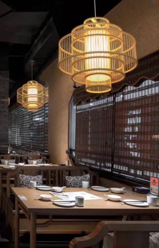 Fine Asianliving Bamboe Hanglamp Handgemaakt Naturel