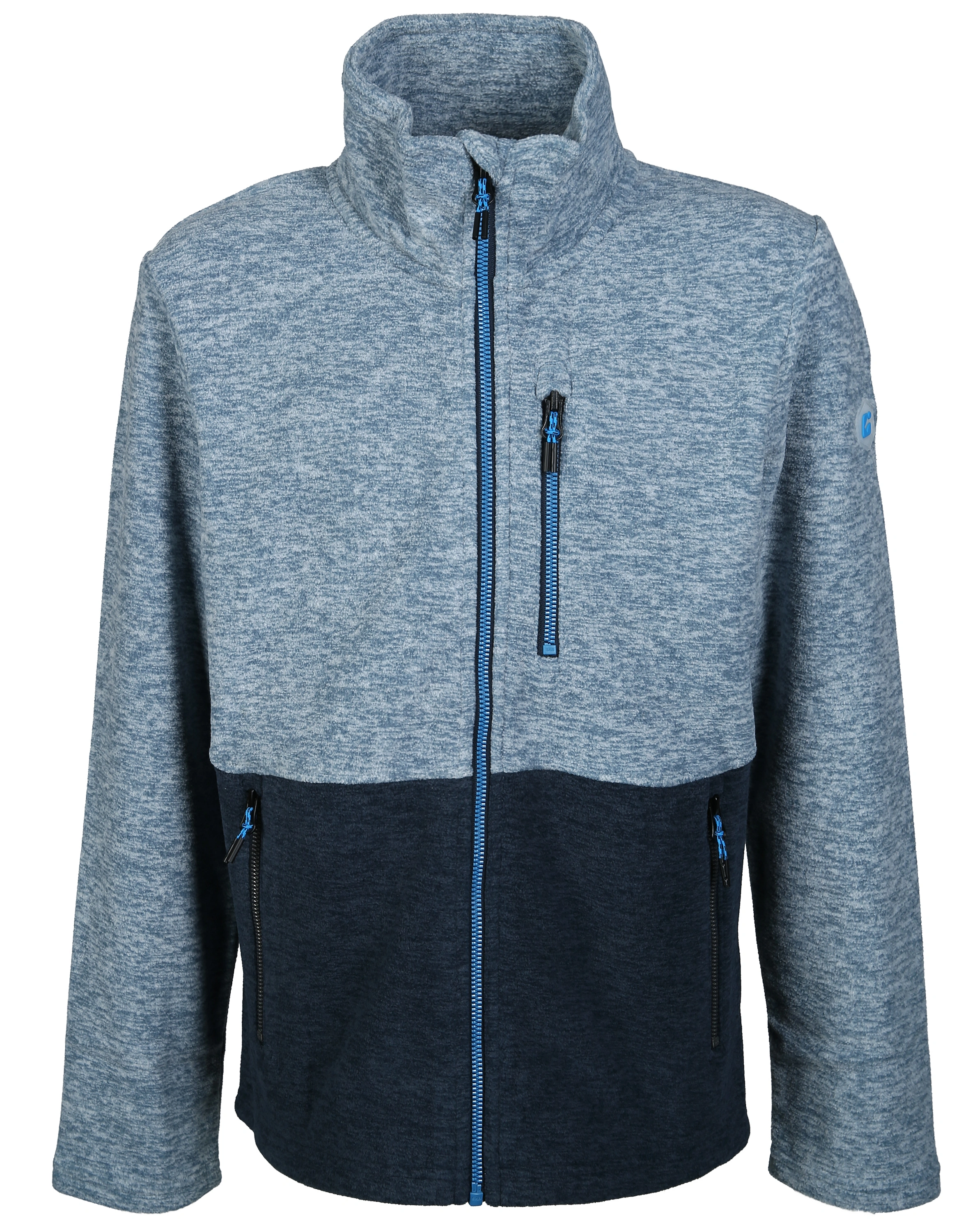 Fleecejacke KOS 216 in hell stahlblau