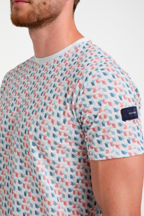 Gabbiano ecru heren t-shirt