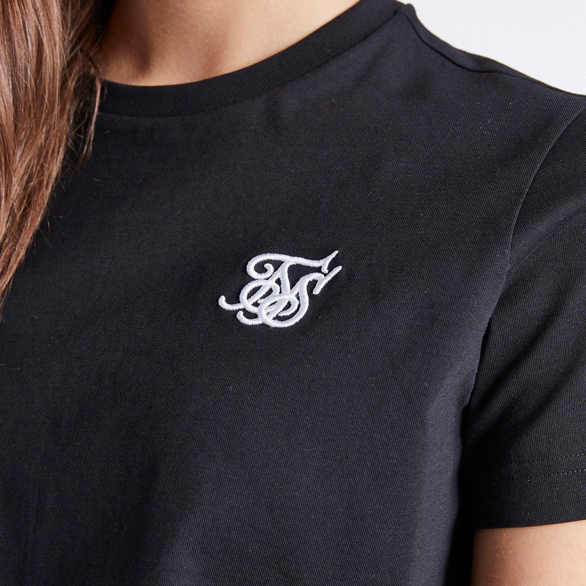 SikSilk Cropped T Shirt Juniors