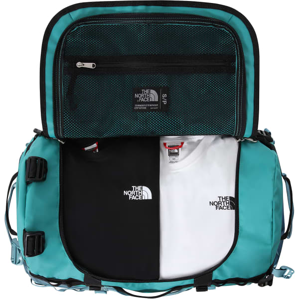 THE NORTH FACE BASE CAMP DUFFEL S PORCELAIN GREEN/TNF BLACK