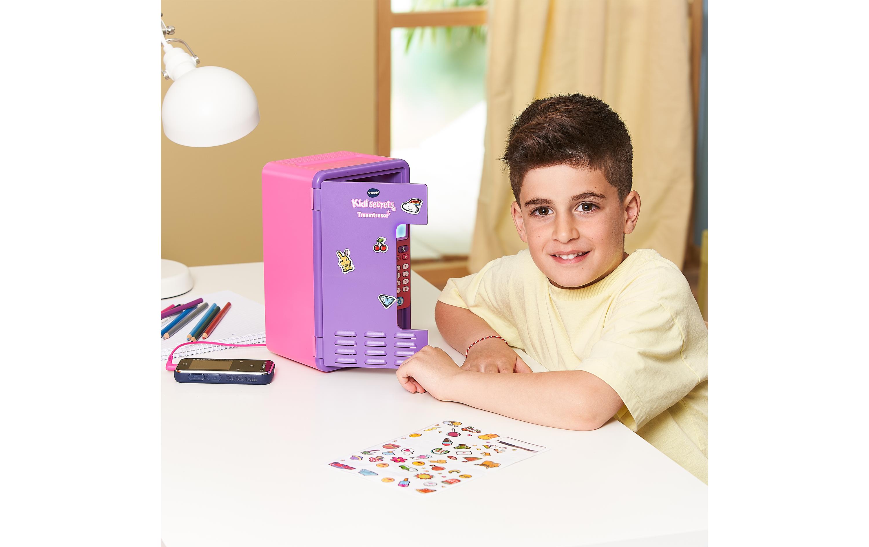Kidisecrets Traumtresor -DE-Spielzeug-Tresor mit diversen Aktivitäten und Spielen