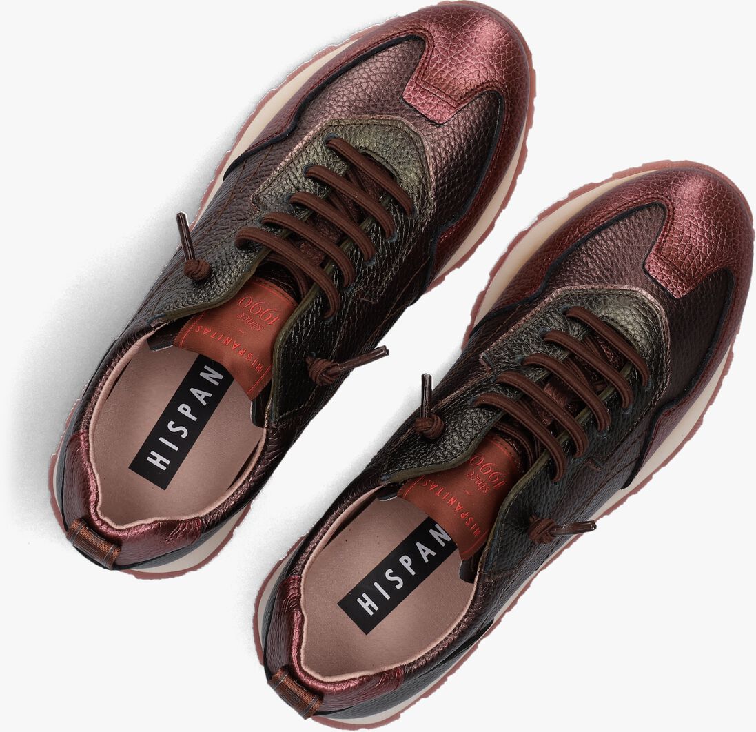 bronskleurig hispanitas lage sneakers chi254312
