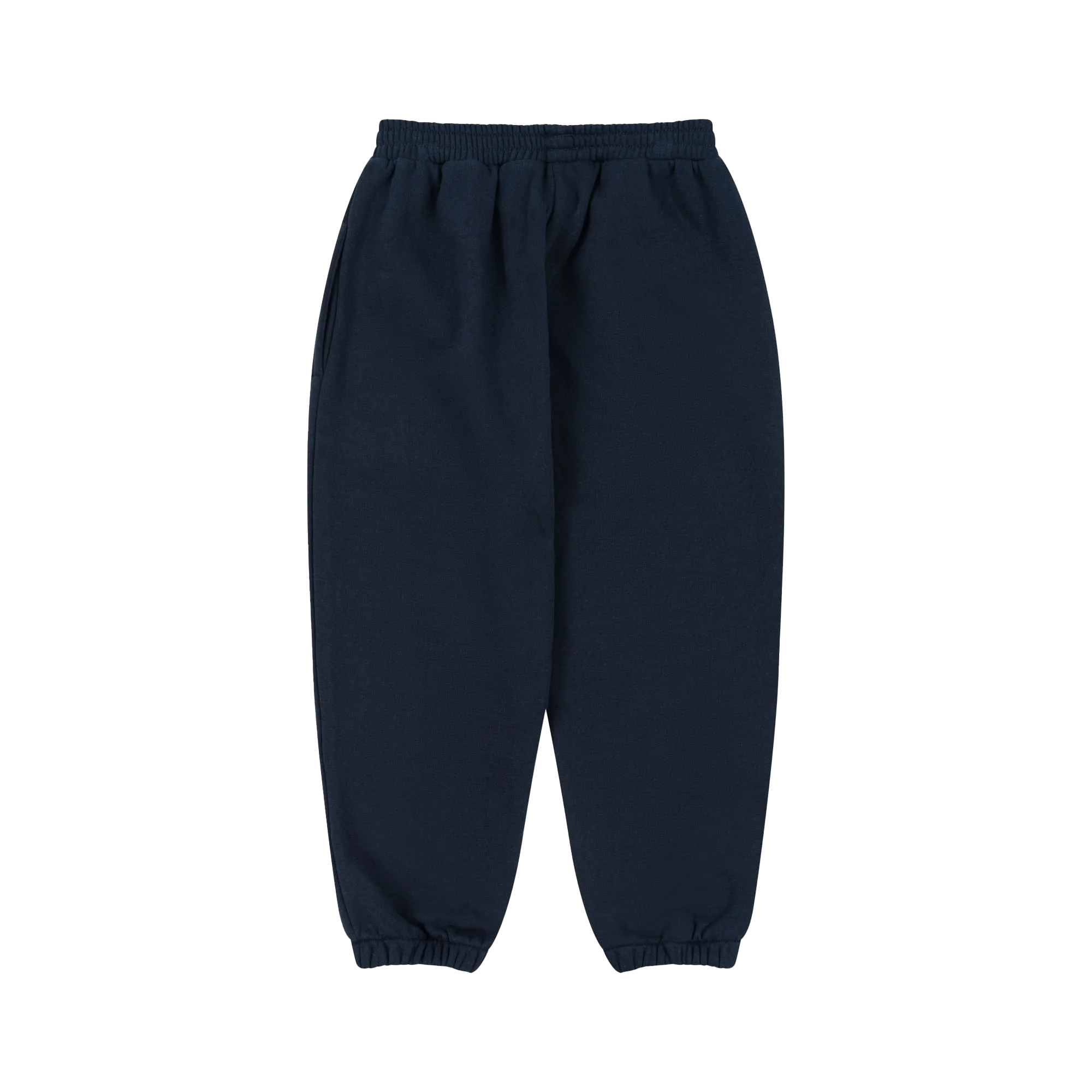 LOU - Jogging en coton bio mélangé| Bleu