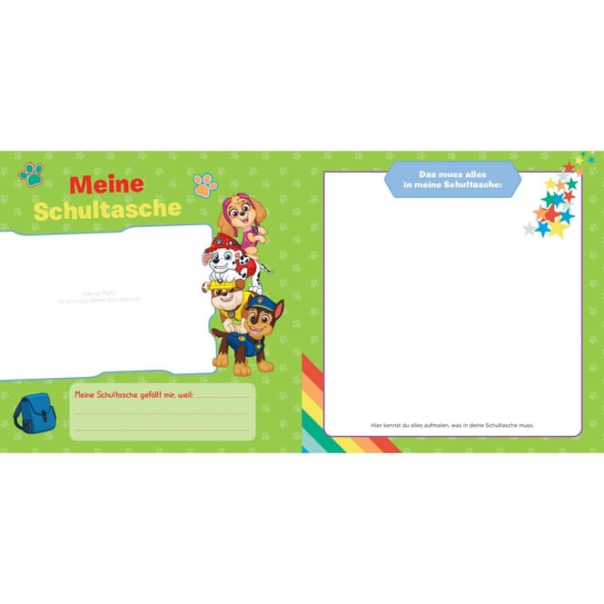 Paw Patrol - Ab heute bin ich Schulkind! - Mein Erinnerungsalbum zum Schulanfang