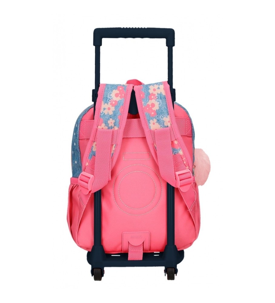 Enso Mochila Little Dreams 28 cm con carro rosa