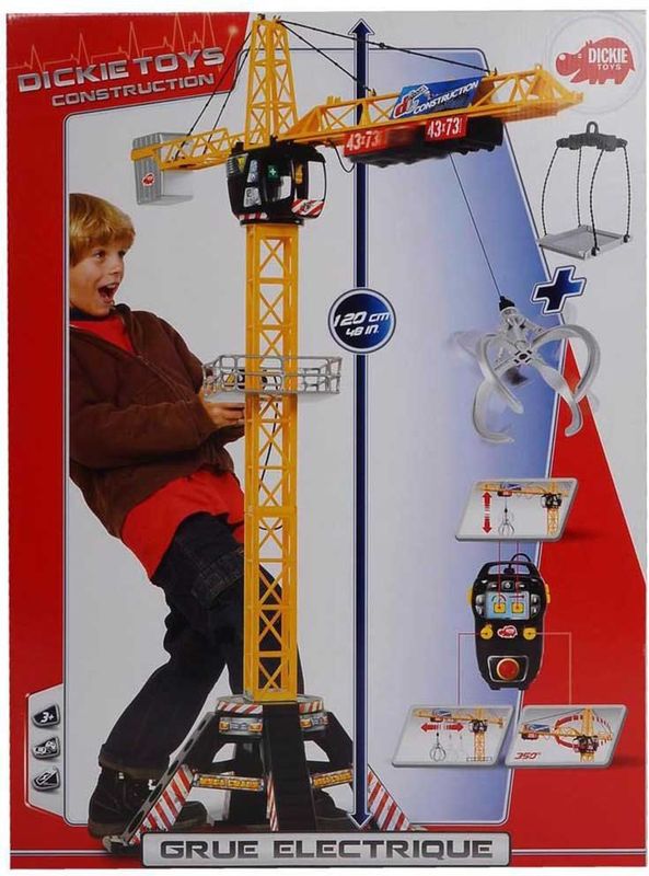 DICKIE TOYS - Mega Crane - Speelgoed - Bouwset - Constructie