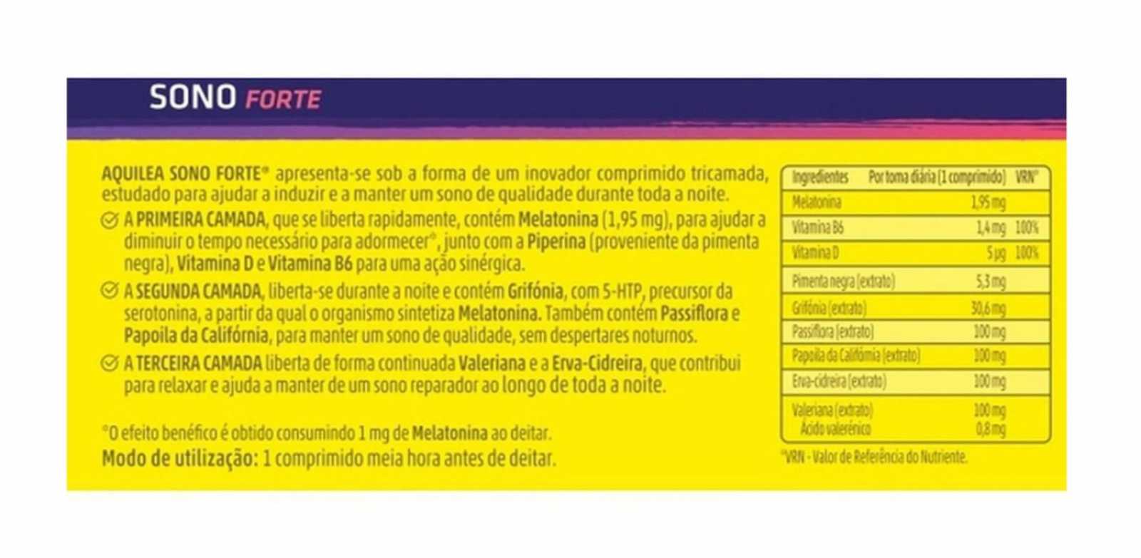 Uriach Theralab Aquilea Sono Forte 30 comprimidos
