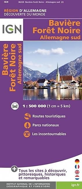 IGN - BAVIERE FORET NOIRE 1 500 000